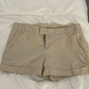 Armani exchange khaki shorts in size 4